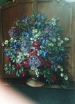 Vase of Roses Firescreen